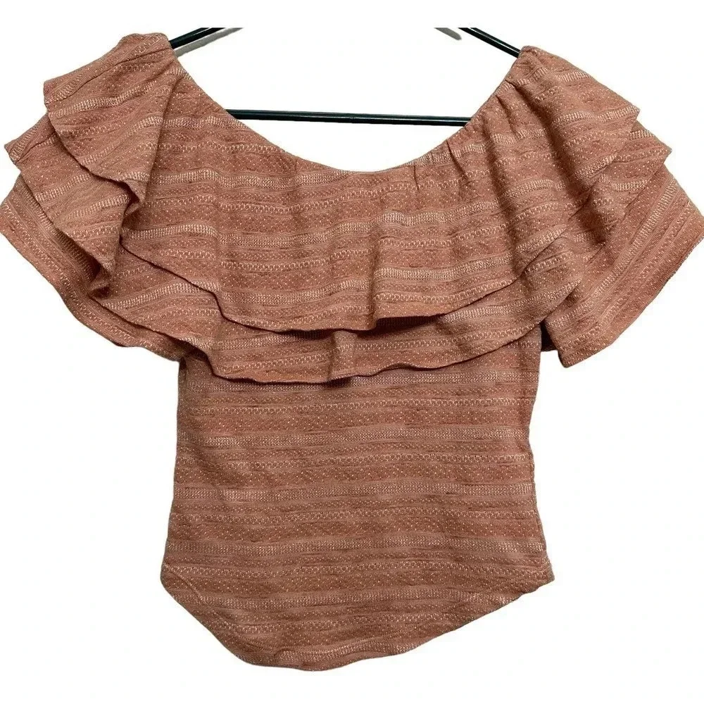 Free People Heirloom Ruffled top. Size XS